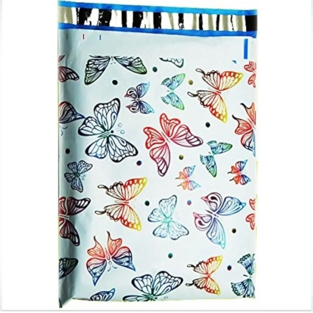 10 Count - 10x13 Polymailers (MULTICOLOR BUTTERFLIES)